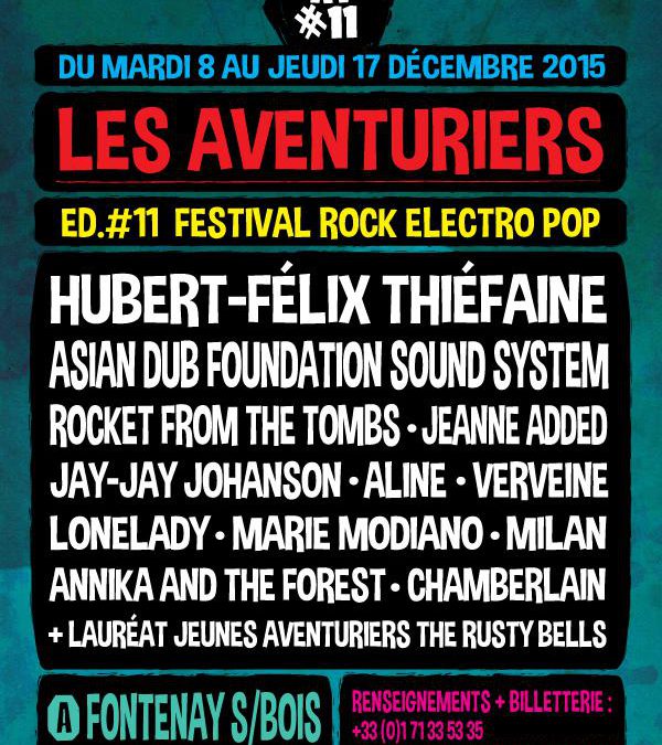 The Rusty Bells : Lauréats Jeunes Aventuriers 2015 / Support Hubert-Félix Thiéfaine
